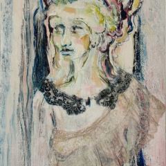 Spanish-Lace-Lady. 77x106cm.
